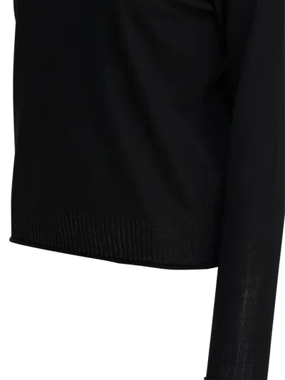 Ines De La Fressange Angelica Merino Wool Sweater In Black