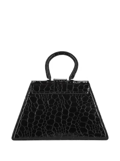 Luar Logo Embossed Tote Bag In Black