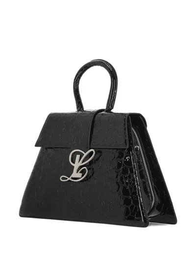 Luar Logo Embossed Tote Bag In Black