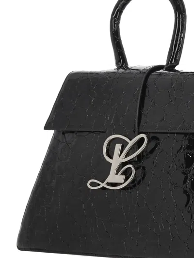 Luar Logo Embossed Tote Bag In Black
