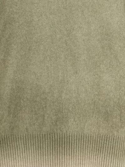 Aragona Cashmere Crewneck With Gradient Effect In Green