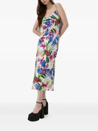 Guess Usa Floral Slip Dress In Multi