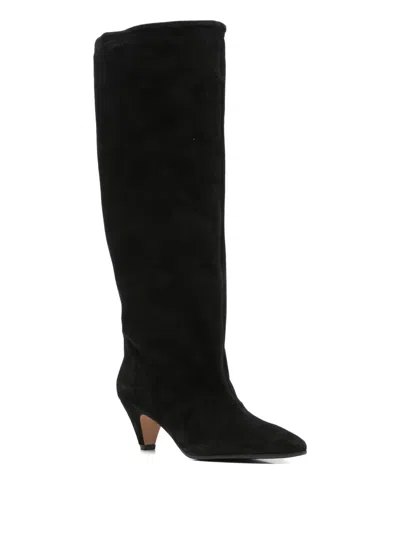 Fabio Rusconi High Heels Boots In Black Suede In Black