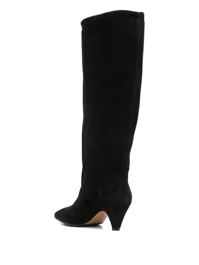 Fabio Rusconi High Heels Boots In Black Suede In Black