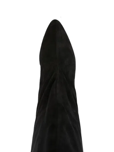 Fabio Rusconi High Heels Boots In Black Suede In Black