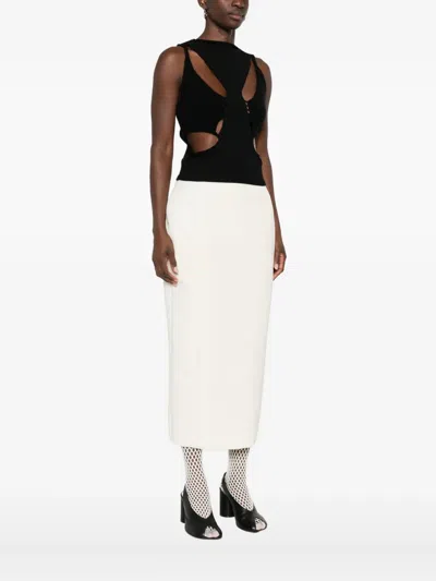 Rick Owens Tanja Black Wool Top In Black