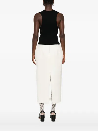 Rick Owens Tanja Black Wool Top In Black