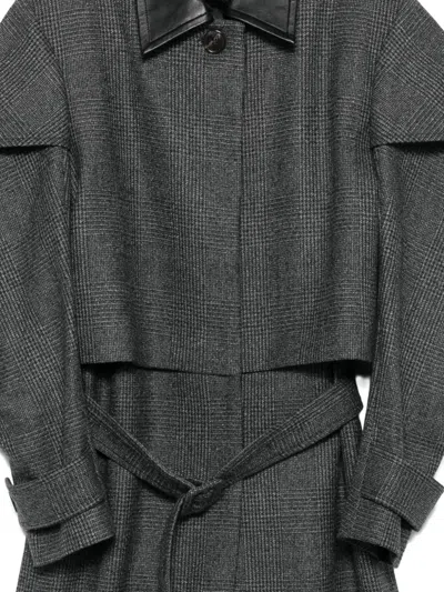 Litkovska Belted Coat In Gray