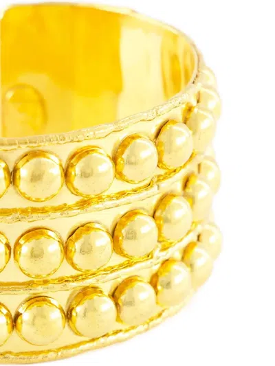 Sylvia Toledano Beaded Cuff Bracelet In Gold