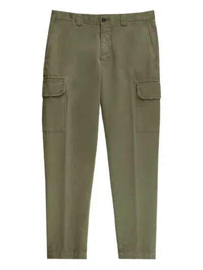 Incotex Cargo Trousers In Green