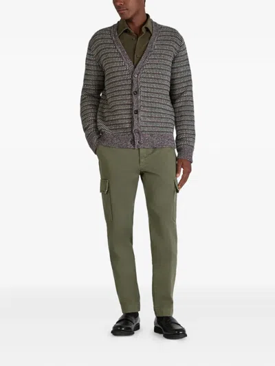 Incotex Cargo Trousers In Green