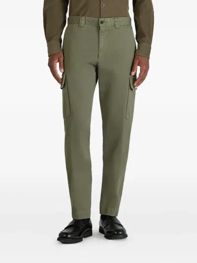Incotex Cargo Trousers In Green