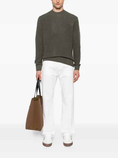 Antony Morato Ribbed Sweater In Green