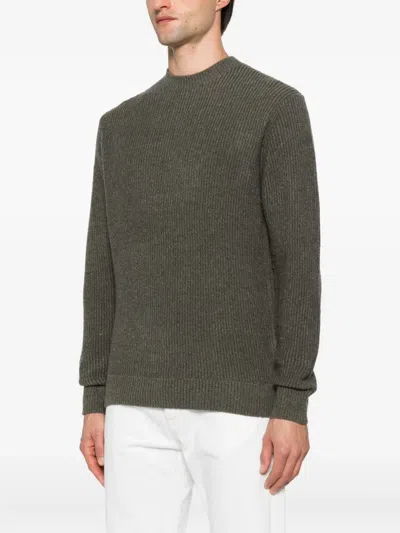 Antony Morato Ribbed Sweater In Green