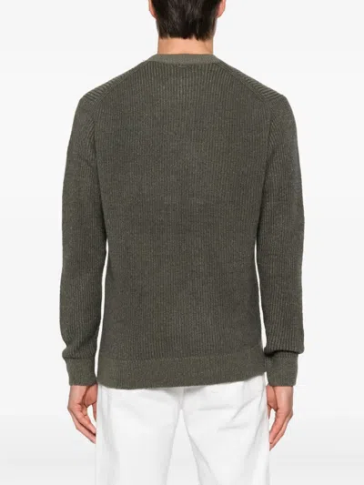 Antony Morato Ribbed Sweater In Green
