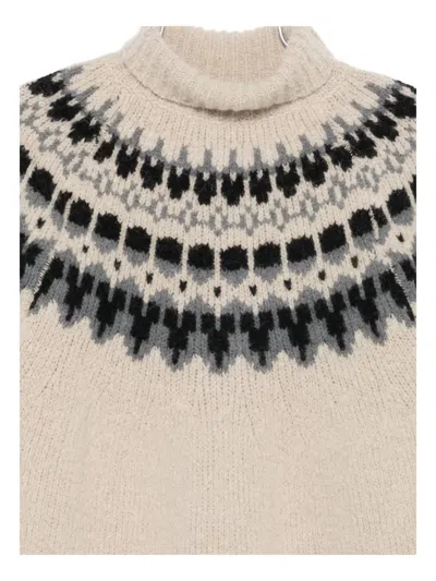 Barena Venezia Patterned Roll-neck Sweater In Multi