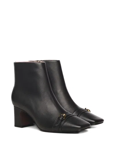Coccinelle Nadja Leather Ankle Boots In Black