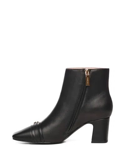 Coccinelle Nadja Leather Ankle Boots In Black