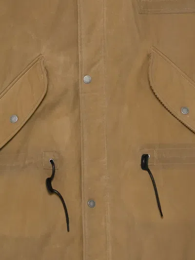 Baracuta Waxed Cotton Clothing In Brown