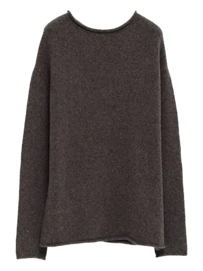 Lauren Manoogian Wool Sweater In Brown
