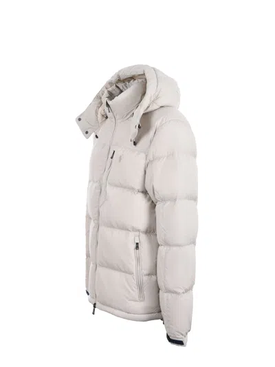 Polo Ralph Lauren Nylon Down Jacket In White