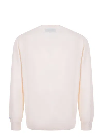 Mc2 Saint Barth Logo Embroidered Crewneck Jumper In Multi