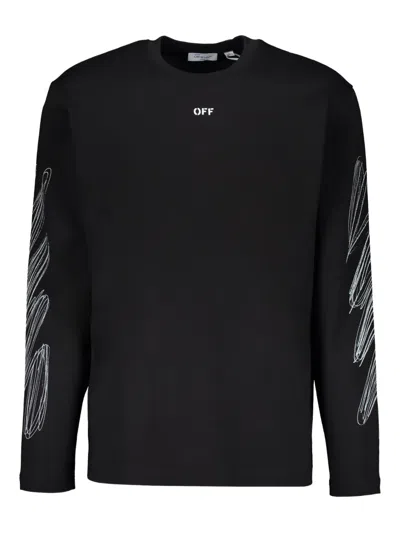Off-white Sweater Men In Black