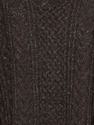 Camiel Fortgens Cable-knit Jumper In Brown