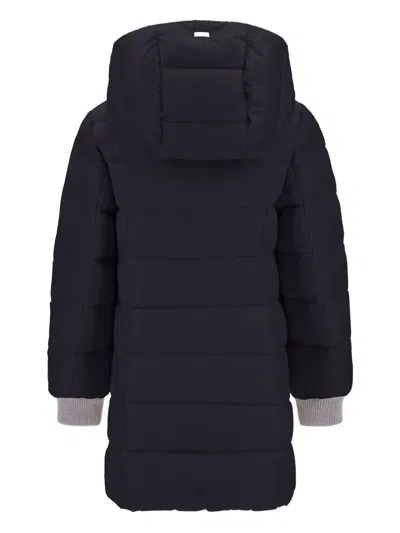 Herno Long Jacket In Black