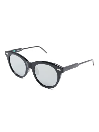 Thom Browne Geometric-frame Sunglasses In Black