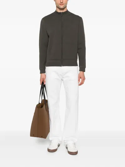 Antony Morato Zip-up Jacket In Green