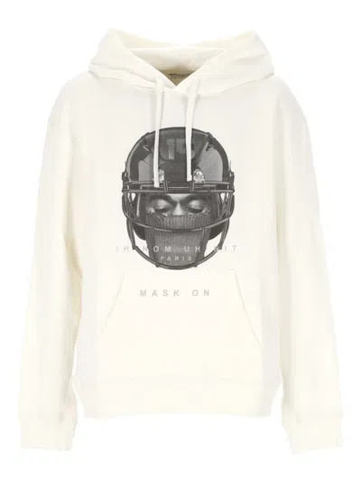 Ih Nom Uh Nit Graphic-print Hoodie In Neutral