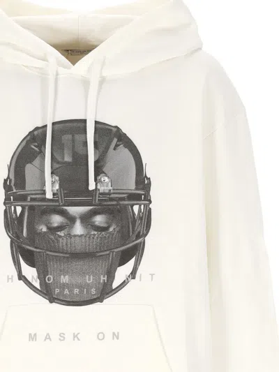 Ih Nom Uh Nit Graphic-print Hoodie In Neutral