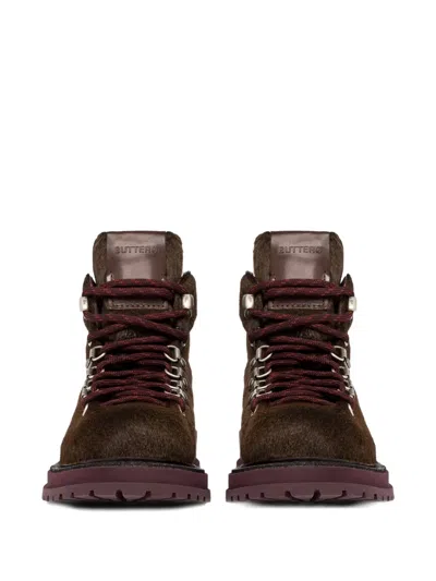 Buttero Lug-sole Boots In Brown