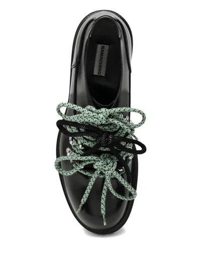 Namacheko Mountain Rope Lace-up Derby Shoes In Black