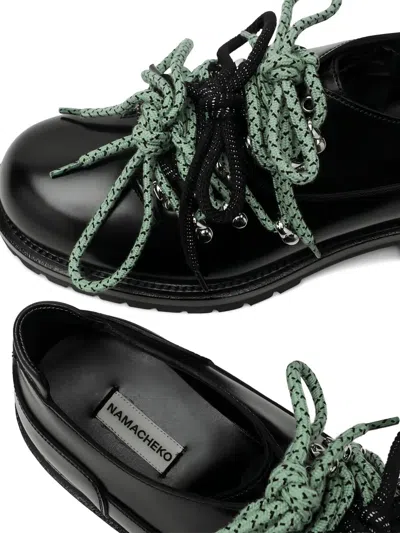 Namacheko Mountain Rope Lace-up Derby Shoes In Black