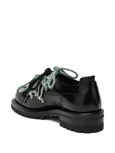 Namacheko Mountain Rope Lace-up Derby Shoes In Black