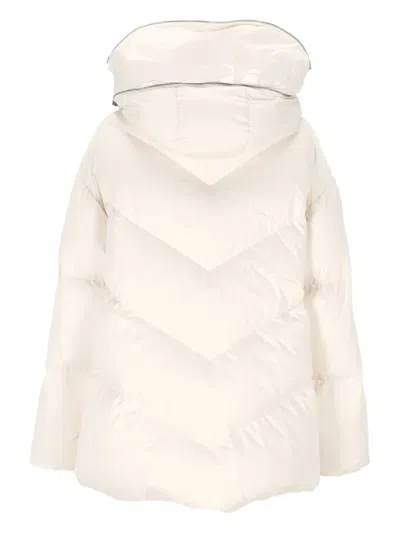 Add Amadeus Rice Hooded Down Jacket In Neutral