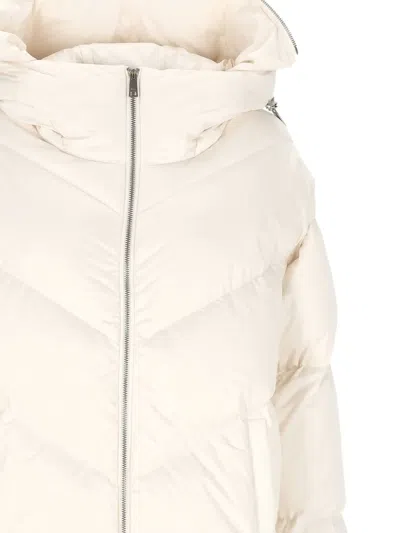 Add Amadeus Rice Hooded Down Jacket In Neutral