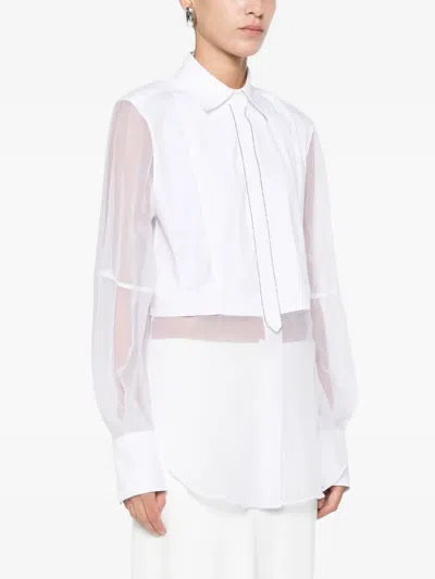 Brunello Cucinelli Cotton Shirt In White