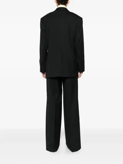 Tagliatore Double-breasted Tailored Blazer In Black