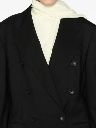 Tagliatore Double-breasted Tailored Blazer In Black