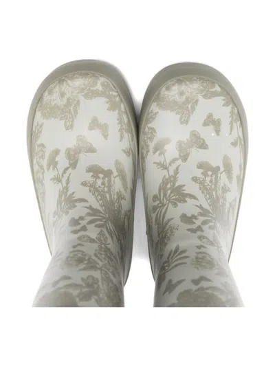Tartine Et Chocolat Floral-print Wellies In Neutral