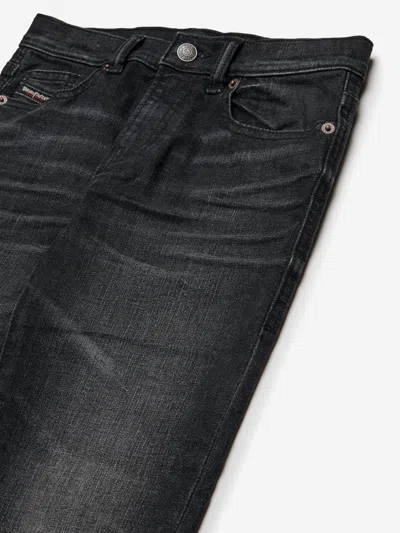 Diesel Jeans Regular Nero Effetto Vissuto In Black