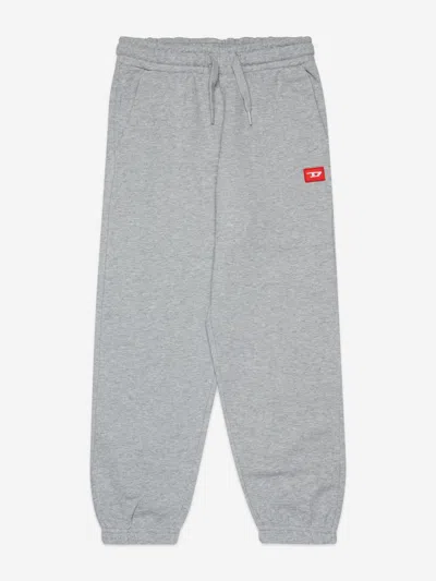 Diesel Kids Pxgin Logo Pants In Gray