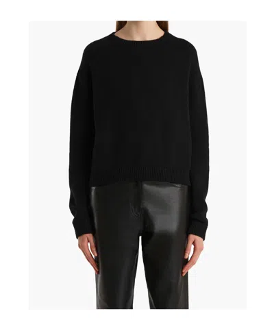 Khaite Milo Cashmere Crewneck Sweater In Black