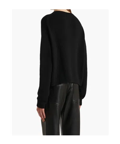 Khaite Milo Cashmere Crewneck Sweater In Black