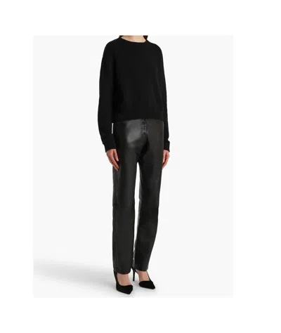 Khaite Milo Cashmere Crewneck Sweater In Black
