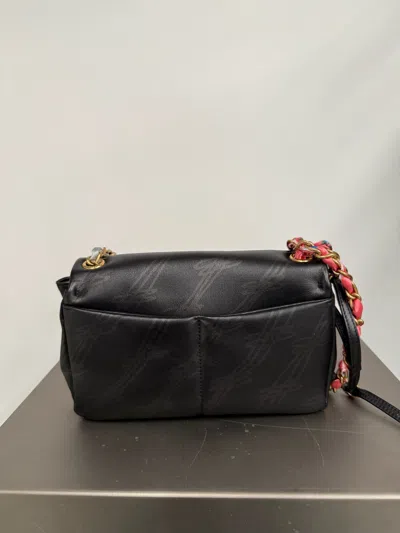 Balenciaga Printed Leather Mini Darling Shoulder Bag In Black