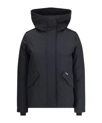 Woolrich Military Jacket In Black
